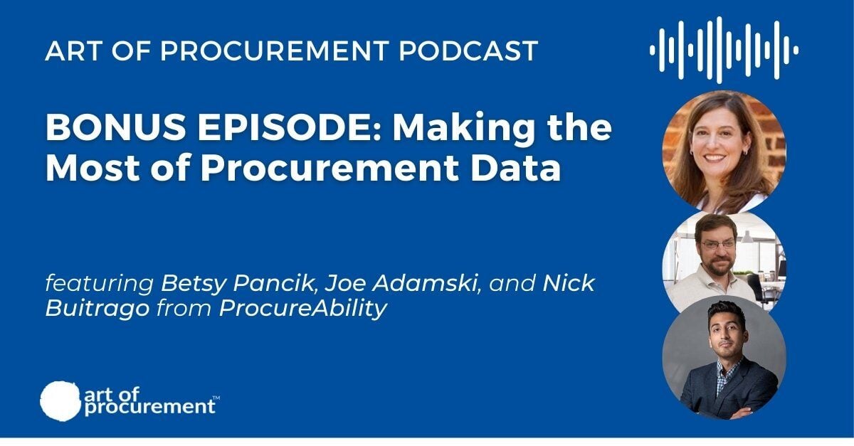 Making the Most of Procurement Data