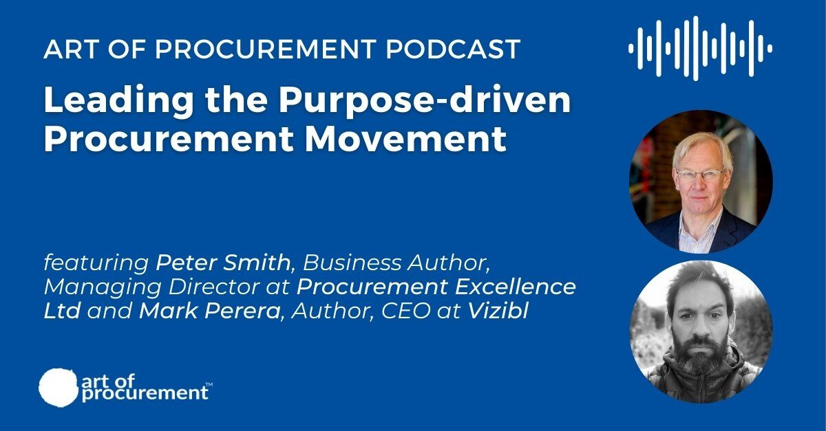 Leading the Purpose-driven Procurement Movement