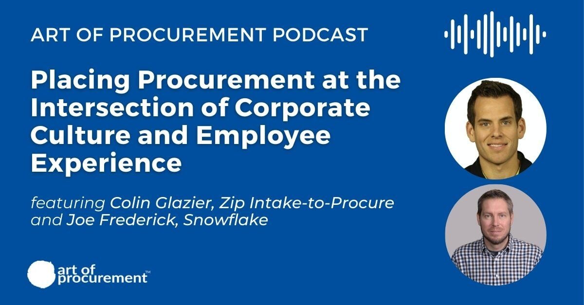 Placing Procurement at the Intersection of Corporate Culture and Employee Experience