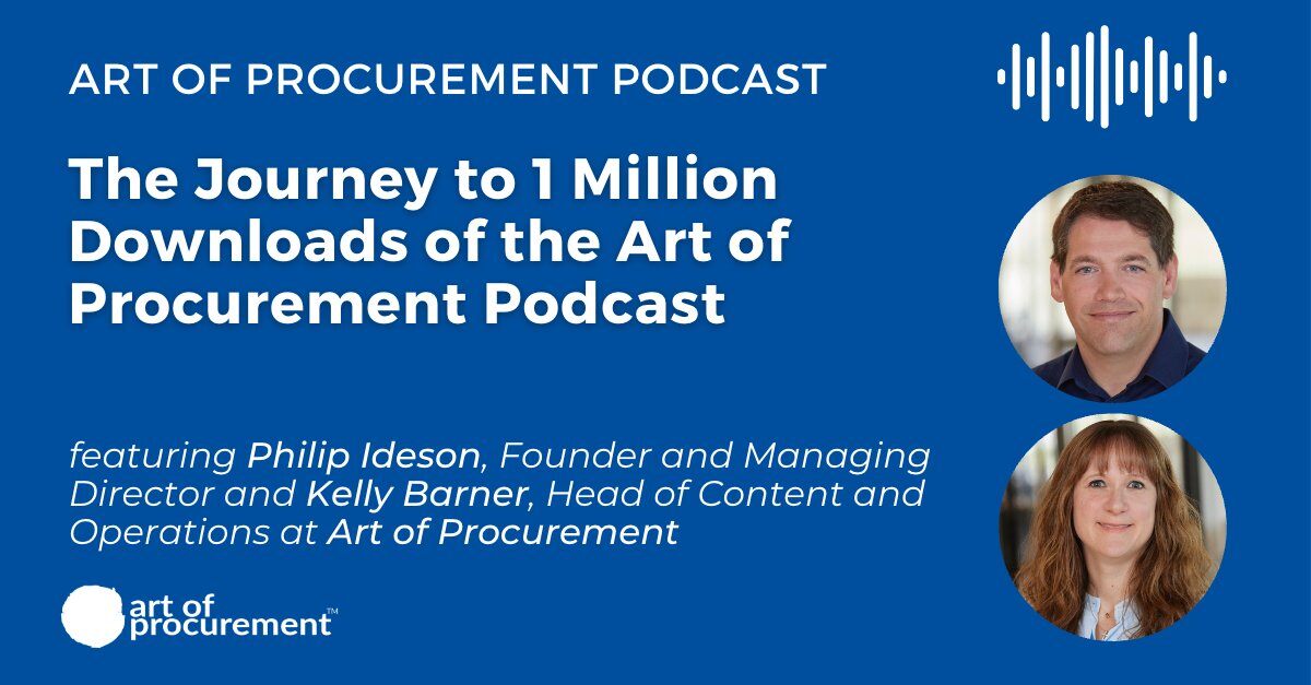 The Journey to 1 Million Downloads of the Art of Procurement Podcast