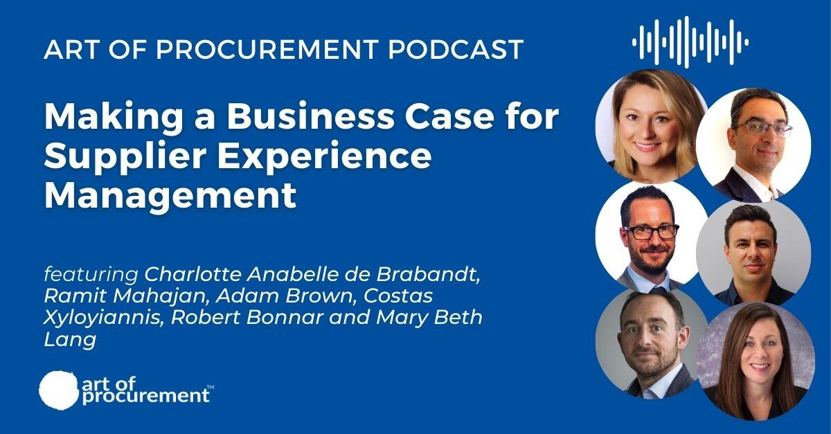 Making a Business Case for Supplier Experience Management