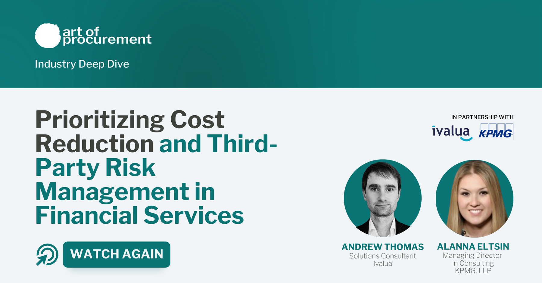 Prioritizing Cost Reduction and Third-Party Risk Management in Financial Services