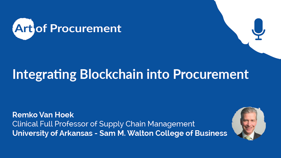 Integrating Blockchain into Procurement