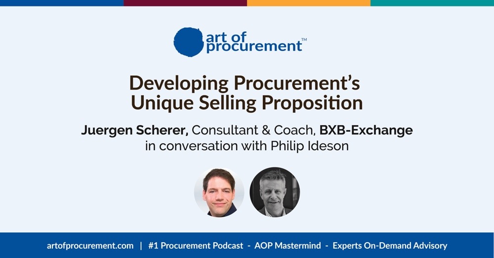 Developing Procurement’s Unique Selling Proposition