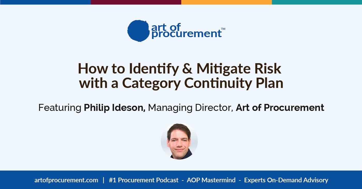 How to Identify & Mitigate Risk with a Category Continuity Plan