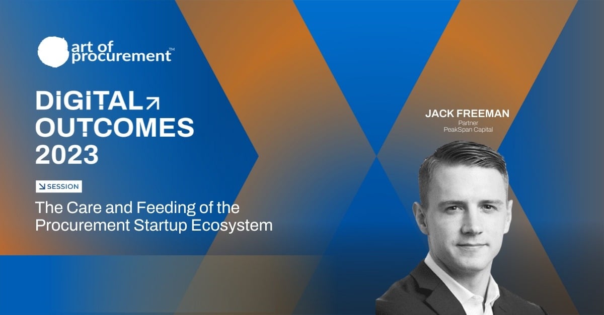 The Care and Feeding of the Procurement Startup Ecosystem