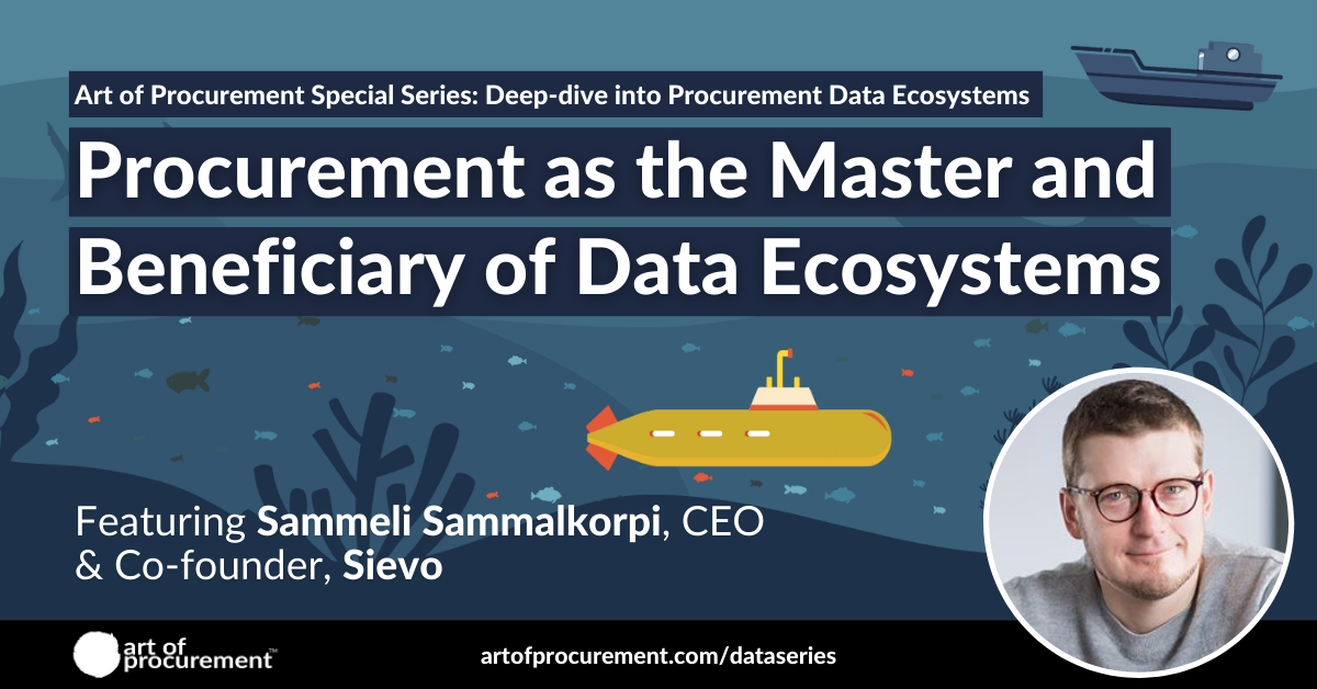 Data Series: Procurement as the Master and Beneficiary of Data Ecosystems