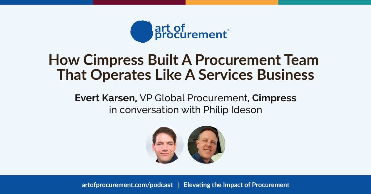 How Cimpress Built a Procurement Team that Operates like a Services Business