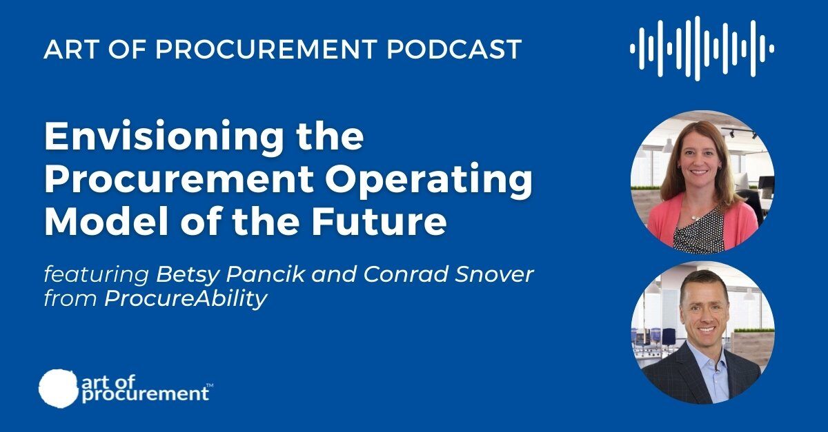 Envisioning the Procurement Operating Model of the Future