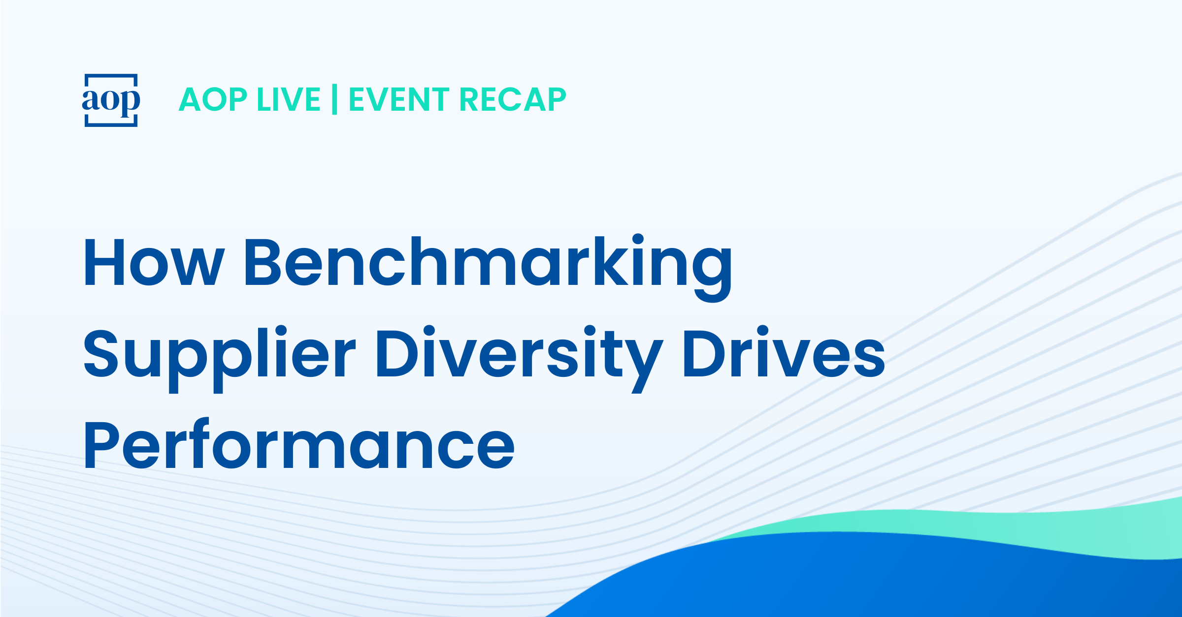 How Benchmarking Supplier Diversity Drives Performance