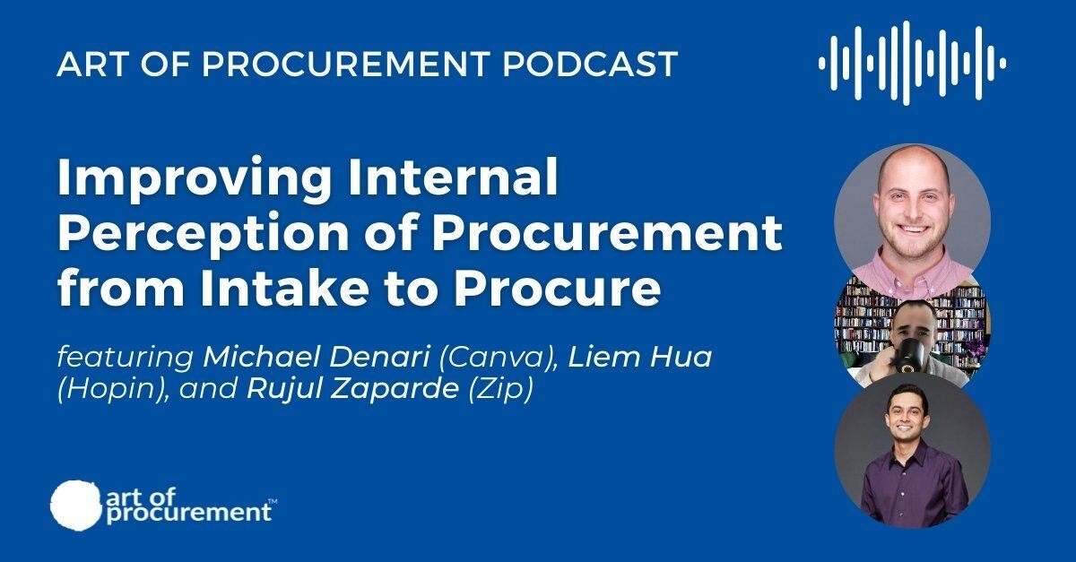 Improving Internal Perception of Procurement from Intake to Procure