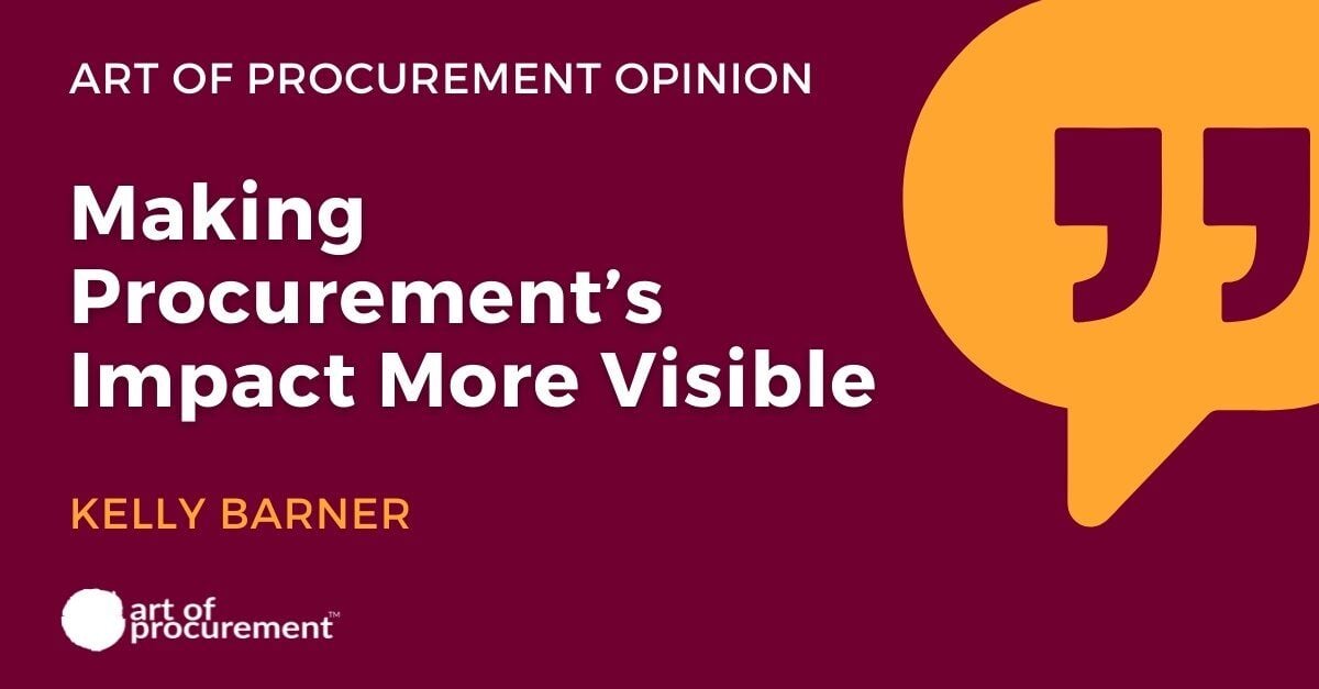 Making Procurement’s Impact More Visible