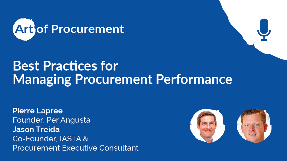 Best Practices for Managing Procurement Performance