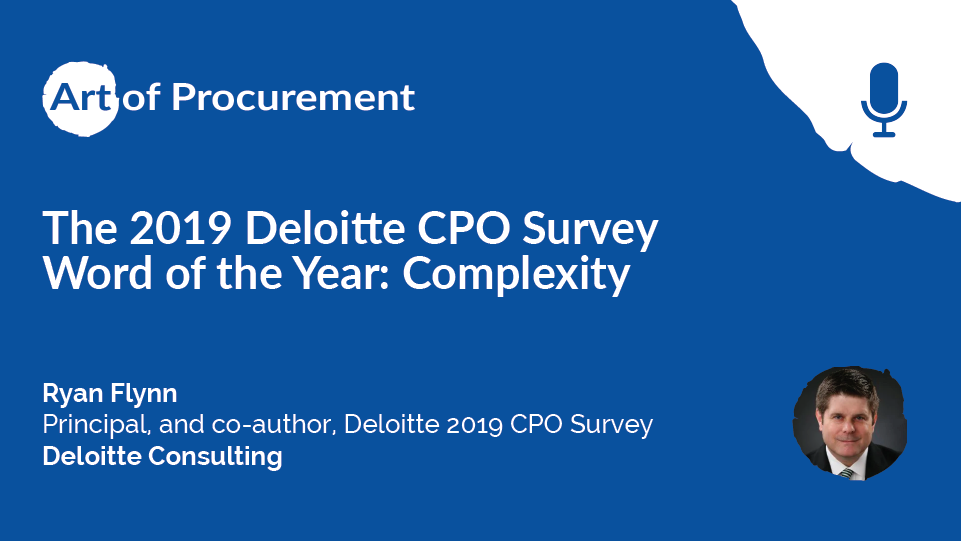 The 2019 Deloitte CPO Survey Word of the Year: Complexity