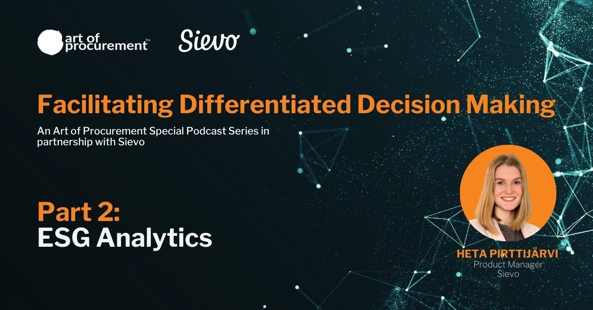 Facilitating Differentiated Decision Making | Part 2: ESG Analytics