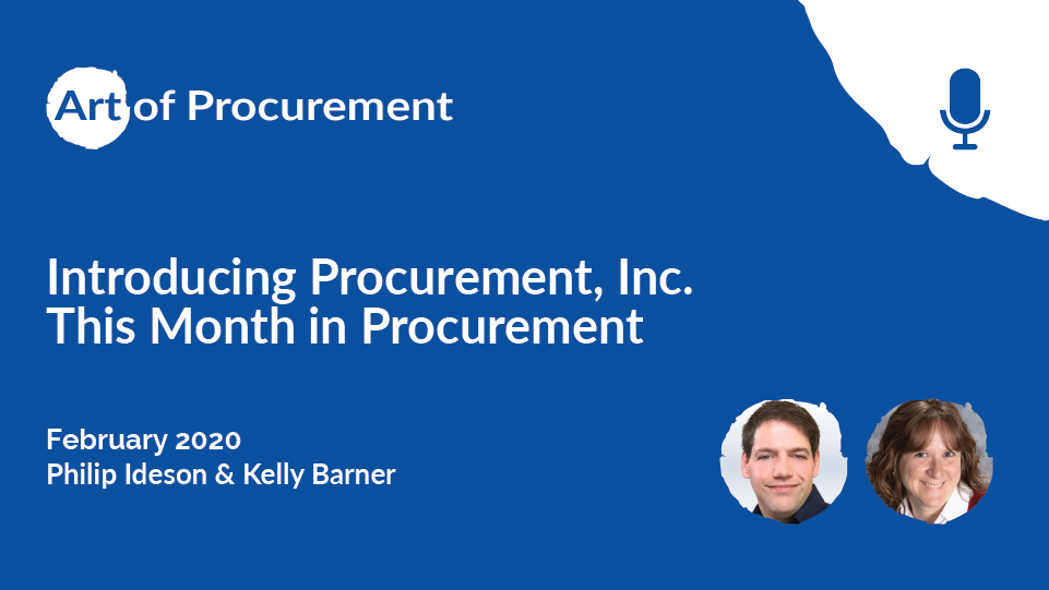 Introducing Procurement, Inc. – This Month in Procurement