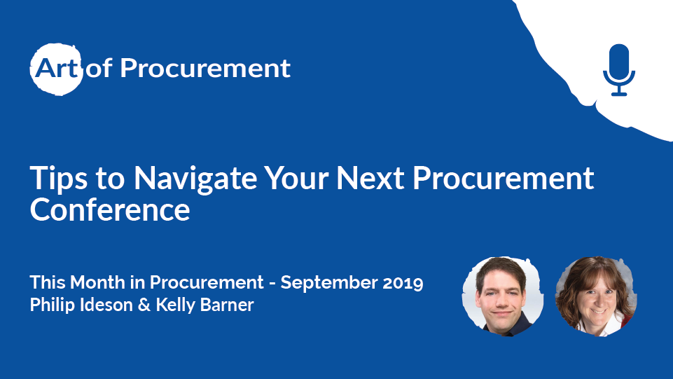 Navigating Your Next Procurement Conference – This Month in Procurement