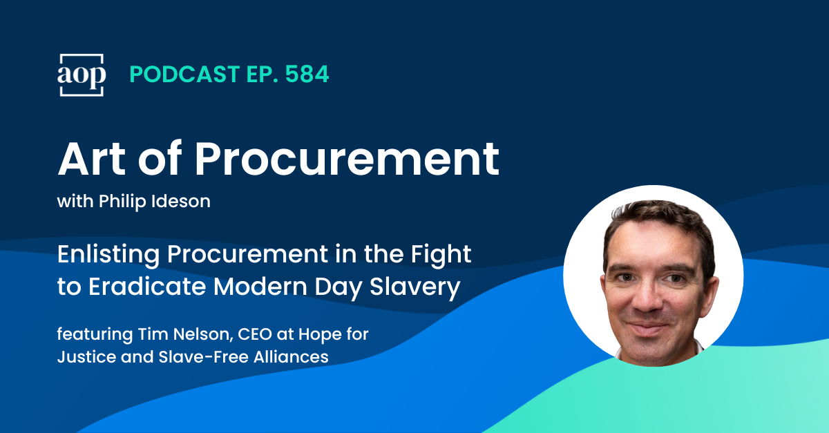 Enlisting Procurement in the Fight to Eradicate Modern Day Slavery