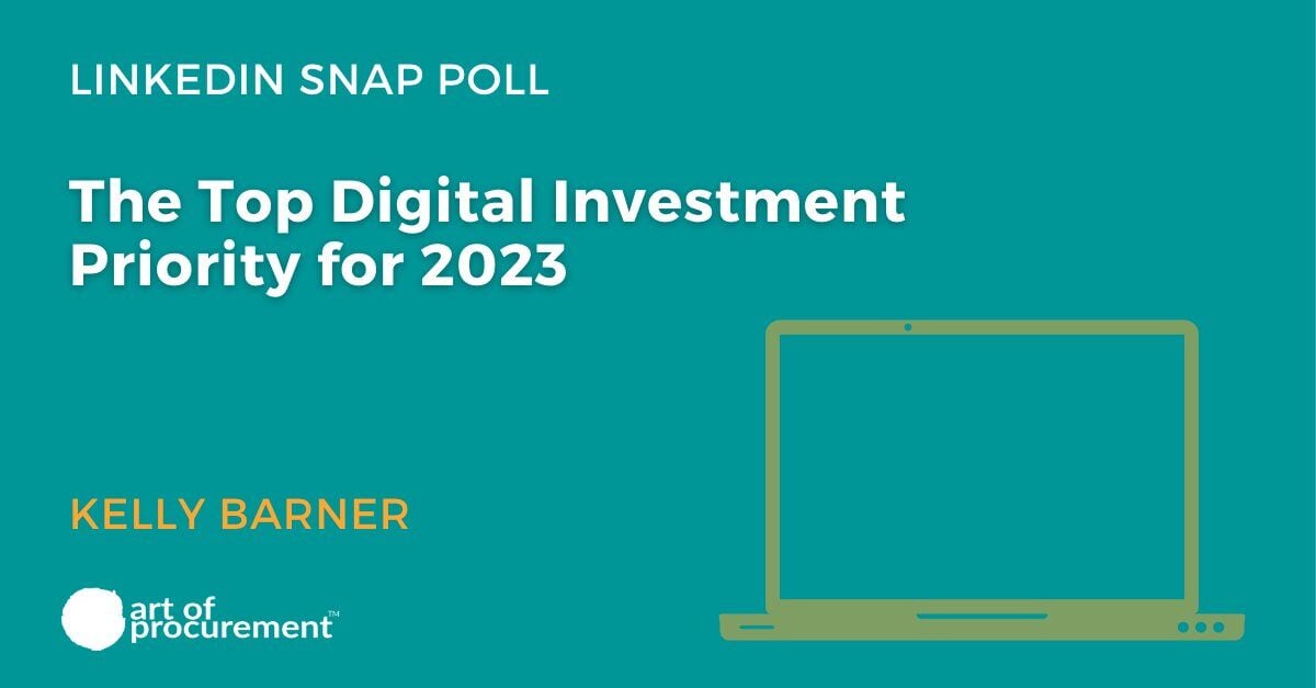 The Top Digital Investment Priority for 2023