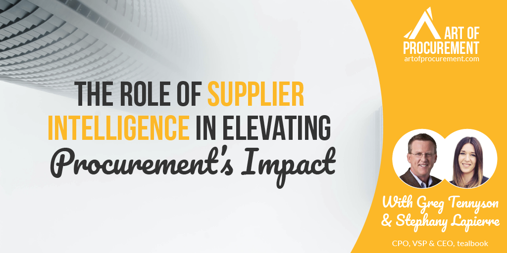 The Role of Supplier Intelligence in Elevating Procurement’s Impact