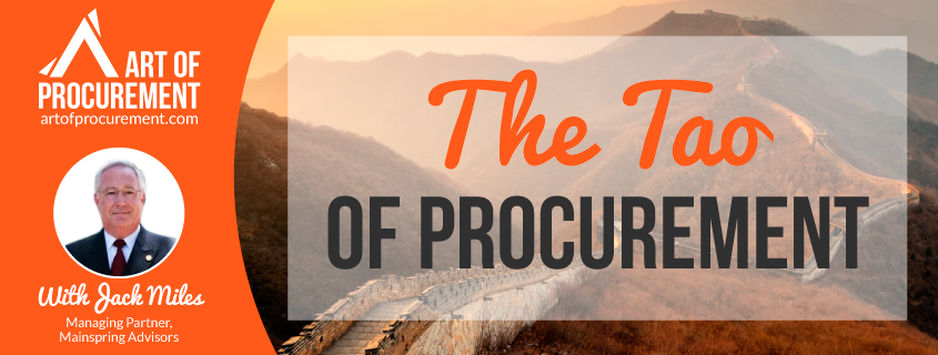 The Tao of Procurement