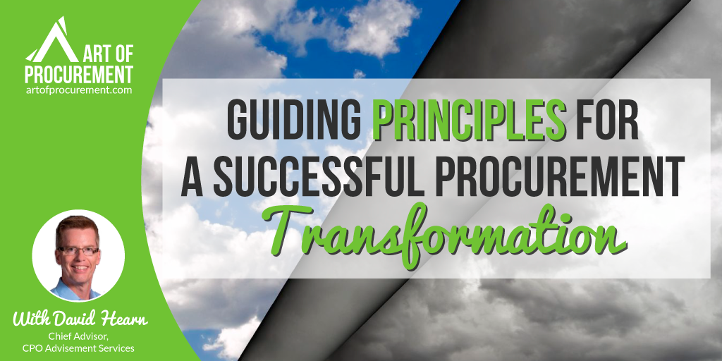 Guiding Principles for a Successful Procurement Transformation