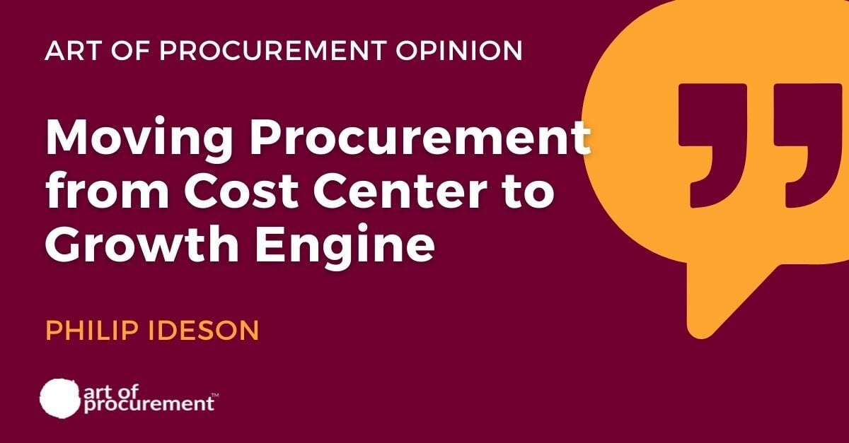 Moving Procurement from a Cost Center to a Transformation Engine