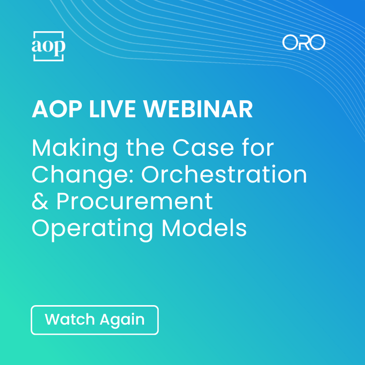 Making the Case for Change Orchestration & Procurement Operating Models
