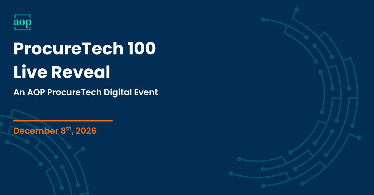 ProcureTech 100 Live Reveal - Feature Image