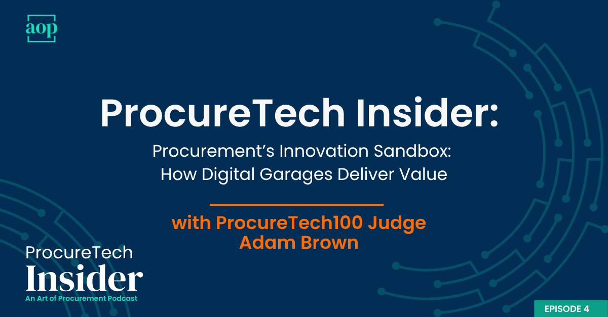 Procurement's Innovation Sandbox: How Digital Garages Deliver Value