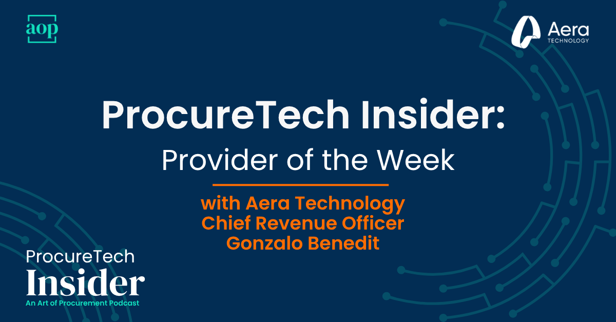 Provider of the Week: Aera Technology