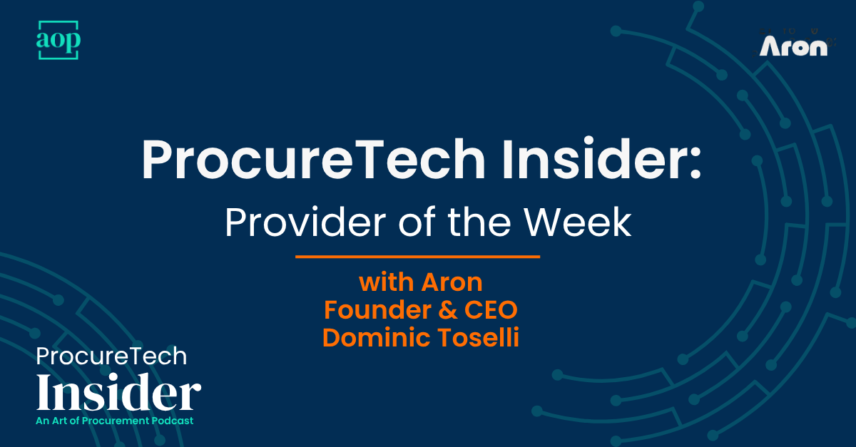 Provider of the Week: Aron