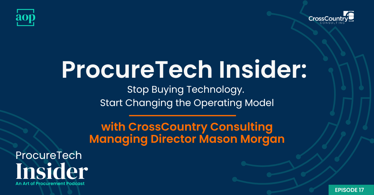 Stop Buying Technology. Start Changing the Operating Model