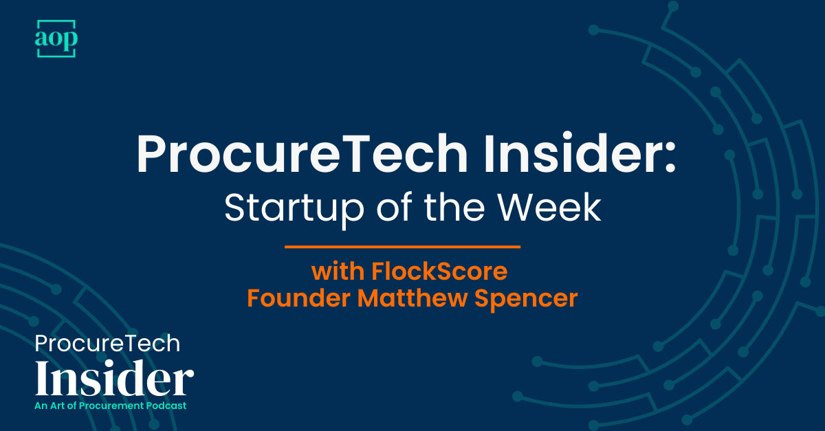 Startup of the Week: FlockScore