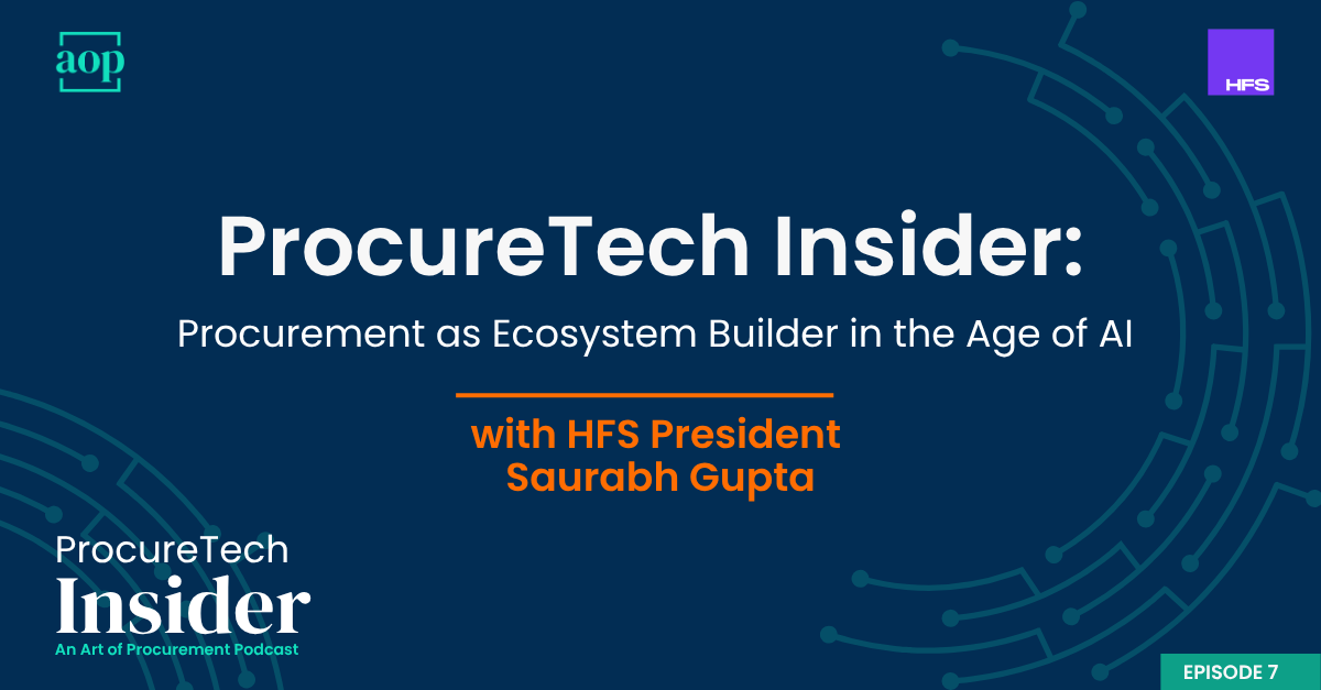 Procurement as Ecosystem Builder in the Age of AI