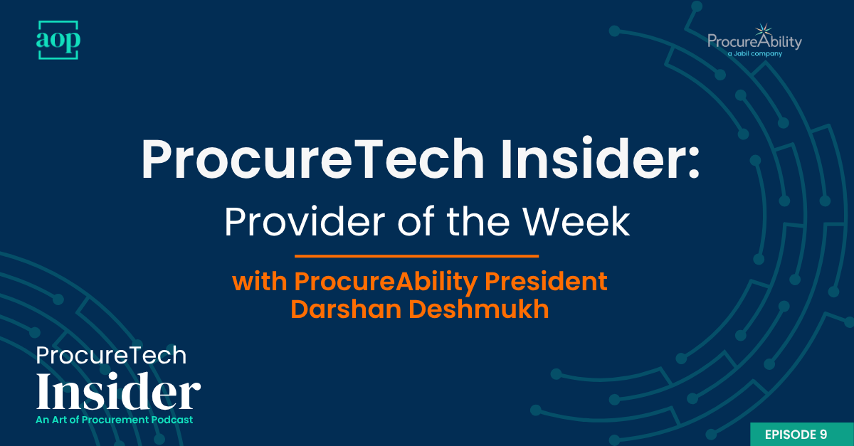 Provider of the Week: ProcureAbility