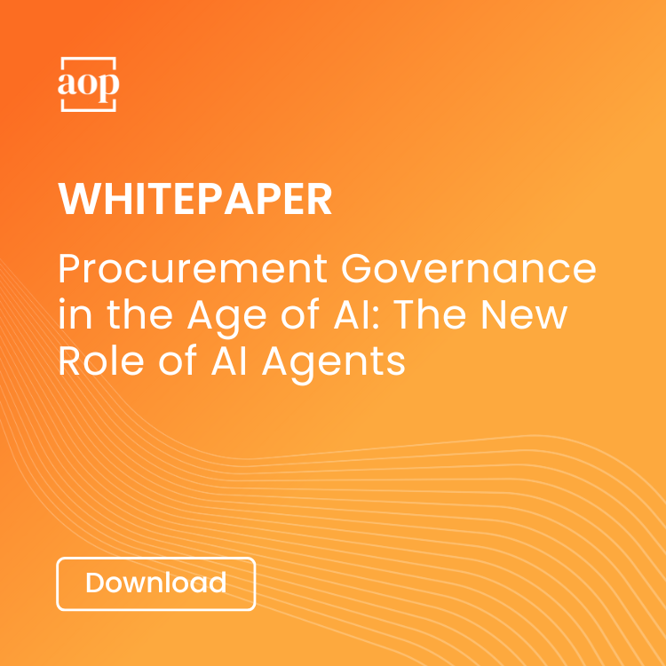 Procurement Governance in the Age of AI The New Role of AI Agents the “Why” Building a Strategy for Procurement Orchestration