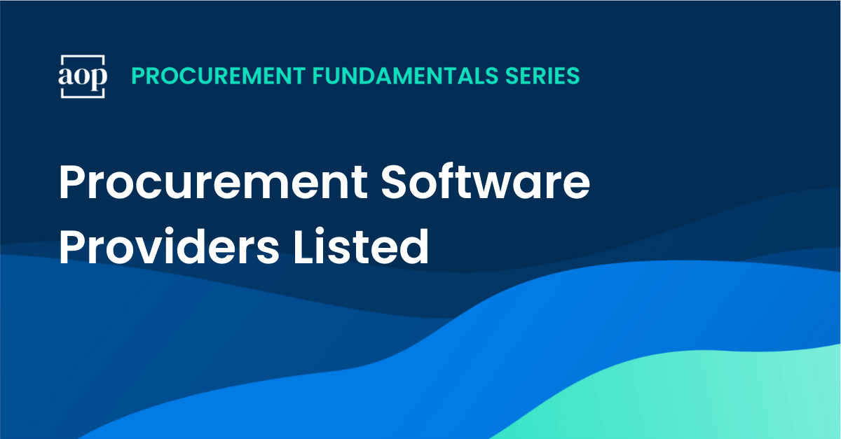 49 Key Procurement Software Providers Listed (with Tips to Find Your Best-fit Solution)